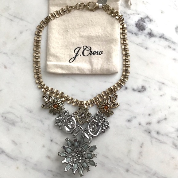 Gorgeous Statement Necklace Crystals Gemstones RARE NWT - Picture 8 of 16